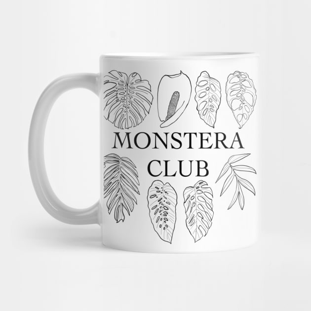 Monstera Club by thenordicjungle